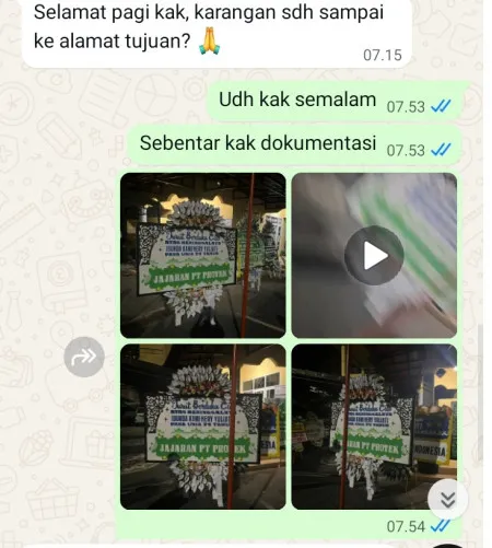 Pengiriman Papan Bunga Selamat Gereja Bethany