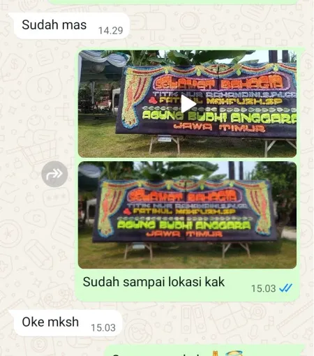 Pengiriman Papan Bunga Gereja Bethany