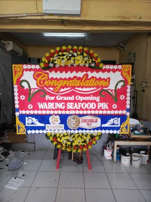 Papan Bunga di Gereja Bethany