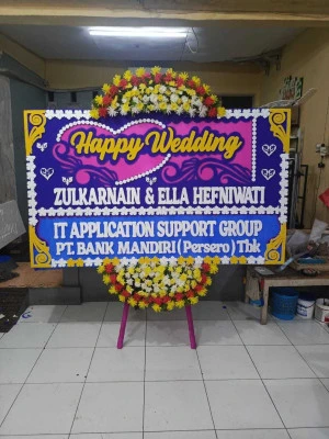 Papan Bunga di Gereja Bethany