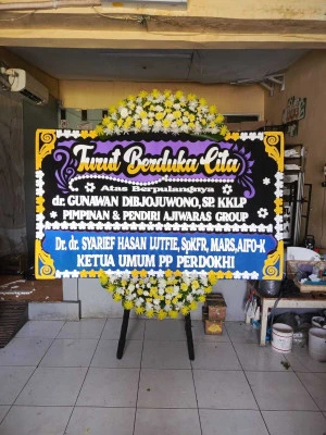 Papan Bunga di Gereja Bethany